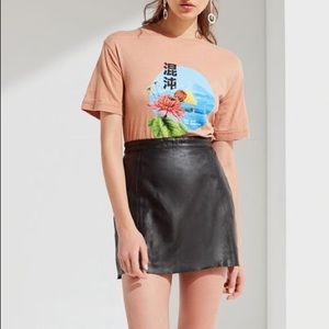 Urban outfitters leather skirt
